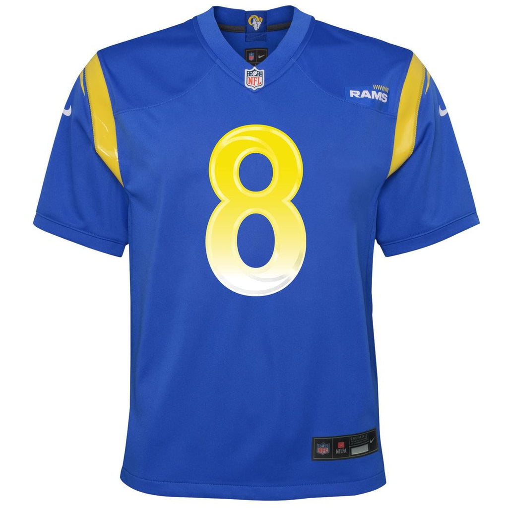 Jared Verse Los Angeles Rams Nike Youth Team Game Jersey - Royal Official NFL Team Apparel Football Fan Gear
