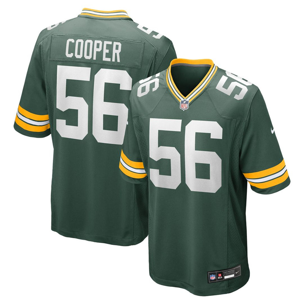 Edgerrin Cooper Green Bay Packers Nike Game Jersey - Green Official NFL Team Apparel Football Fan Gear