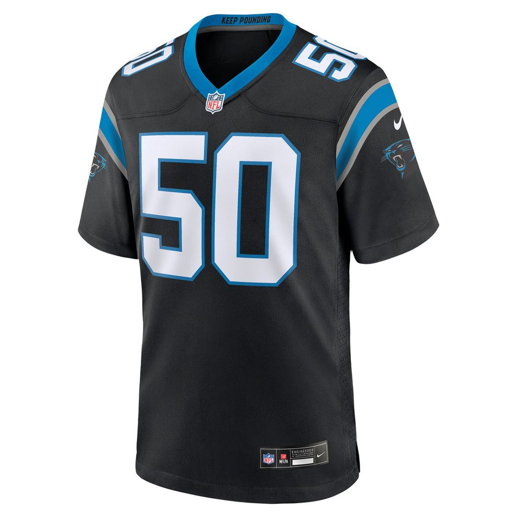 Robert Hunt Carolina Panthers Nike Game Jersey - Black Official NFL Team Apparel Football Fan Gear