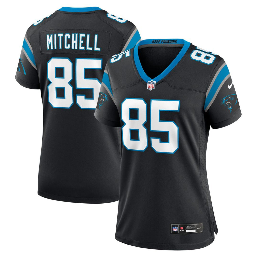 James Mitchell Carolina Panthers Nike Women's Team Game Jersey - Black Official NFL Team Apparel Football Fan Gear