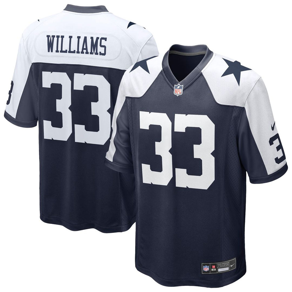Javonte Williams Dallas Cowboys Nike Alternate Game Jersey - Navy Official NFL Team Apparel Football Fan Gear