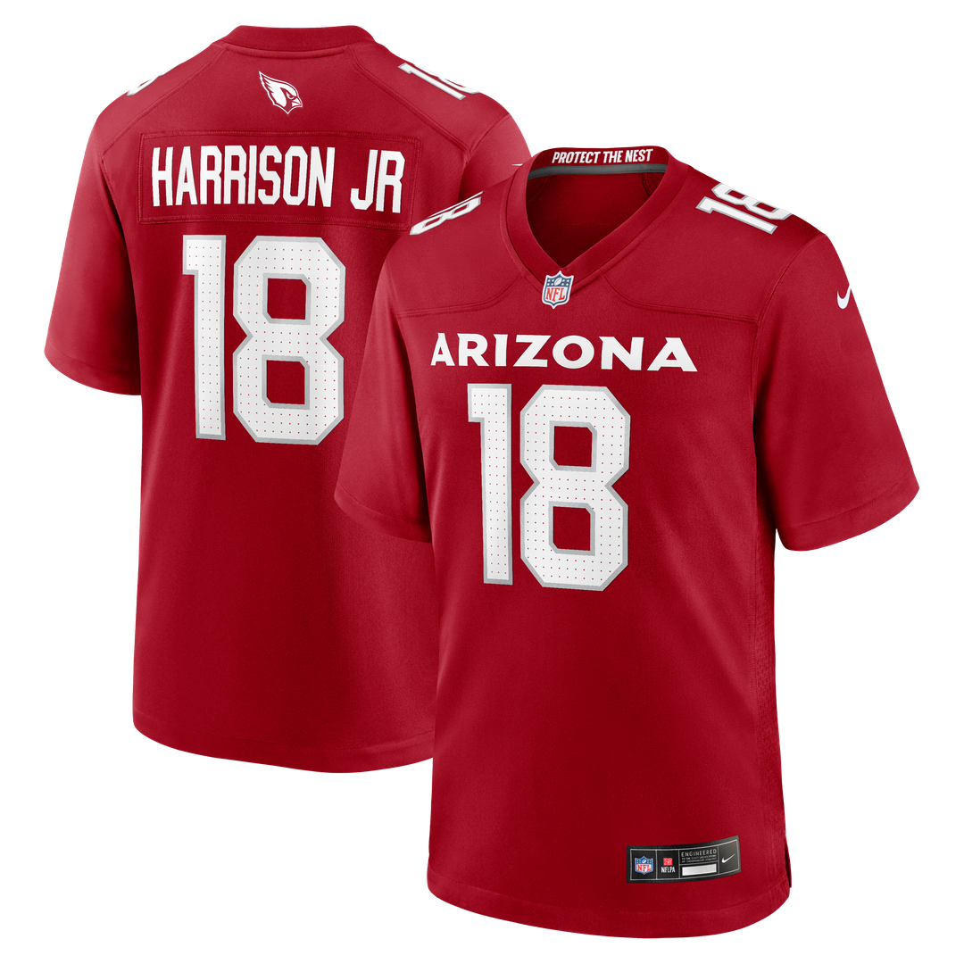Marvin Harrison Jr. Arizona Cardinals Nike Player Game Jersey - Cardinal Official NFL Team Apparel Football Fan Gear