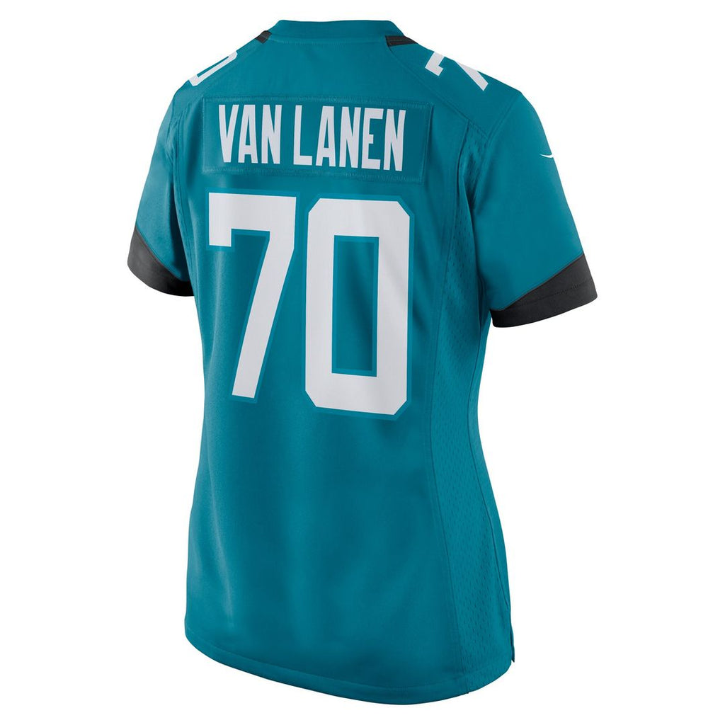 Cole Van Lanen Jacksonville Jaguars Nike Women's Game Player Jersey - Teal Official NFL Team Apparel Football Fan Gear