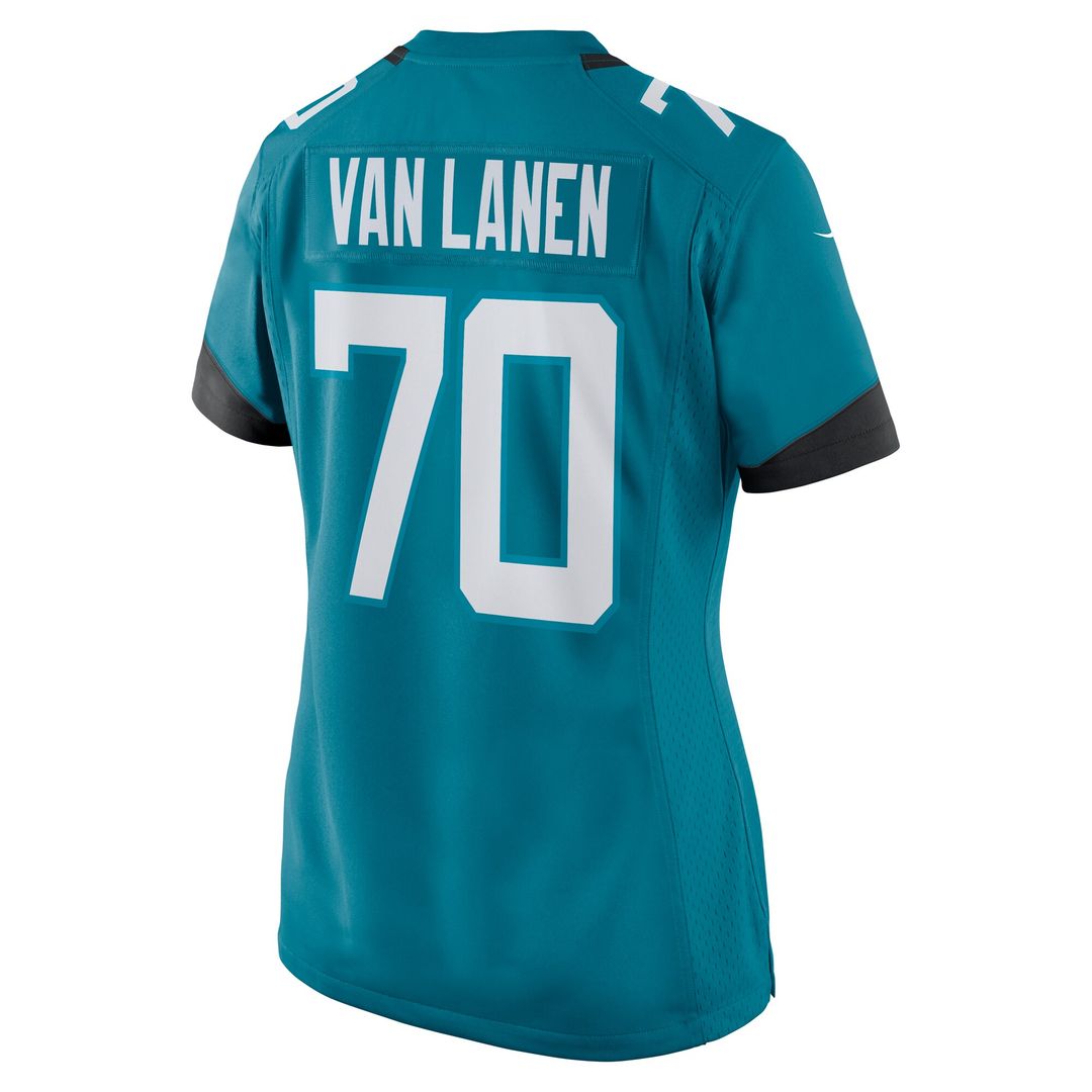 Cole Van Lanen Jacksonville Jaguars Nike Women's Game Player Jersey - Teal Official NFL Team Apparel Football Fan Gear