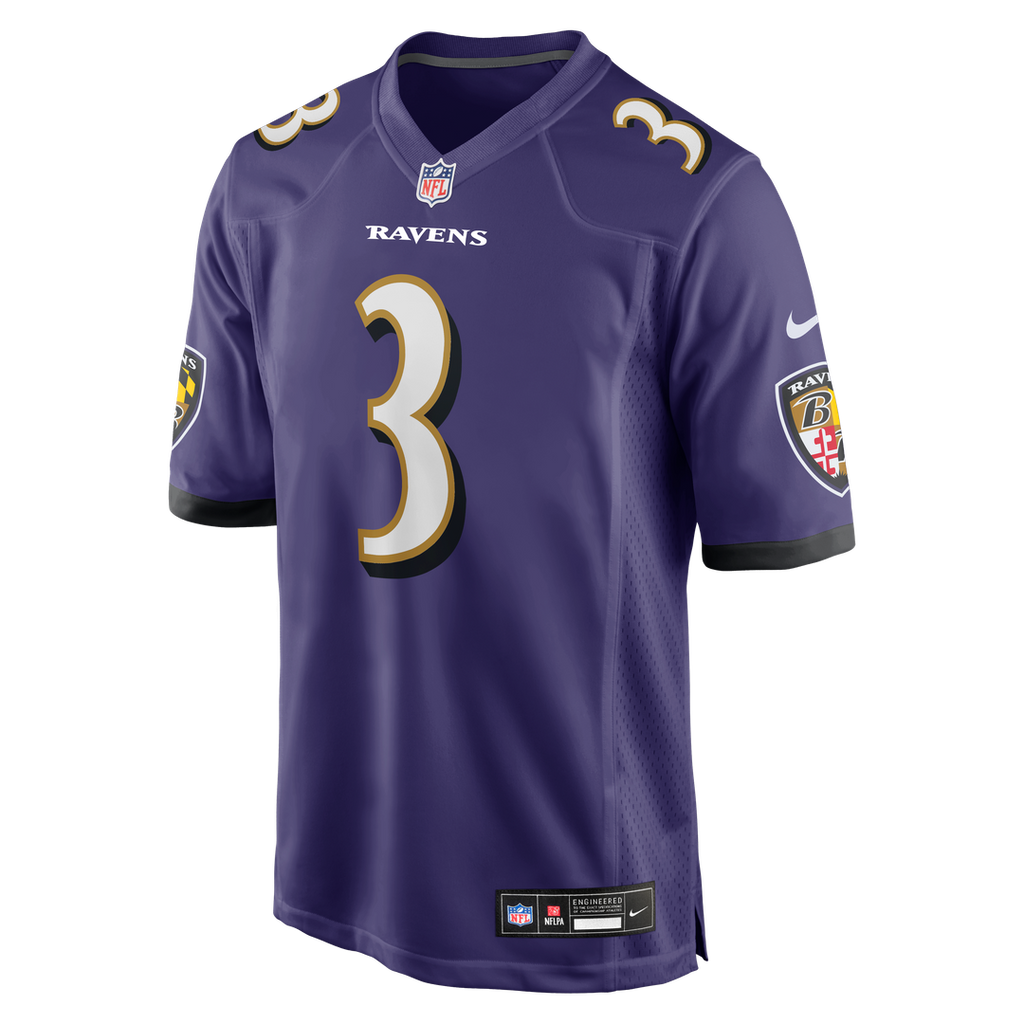 Chidobe Awuzie Baltimore Ravens Nike Team Game Jersey - Purple Official NFL Team Apparel Football Fan Gear
