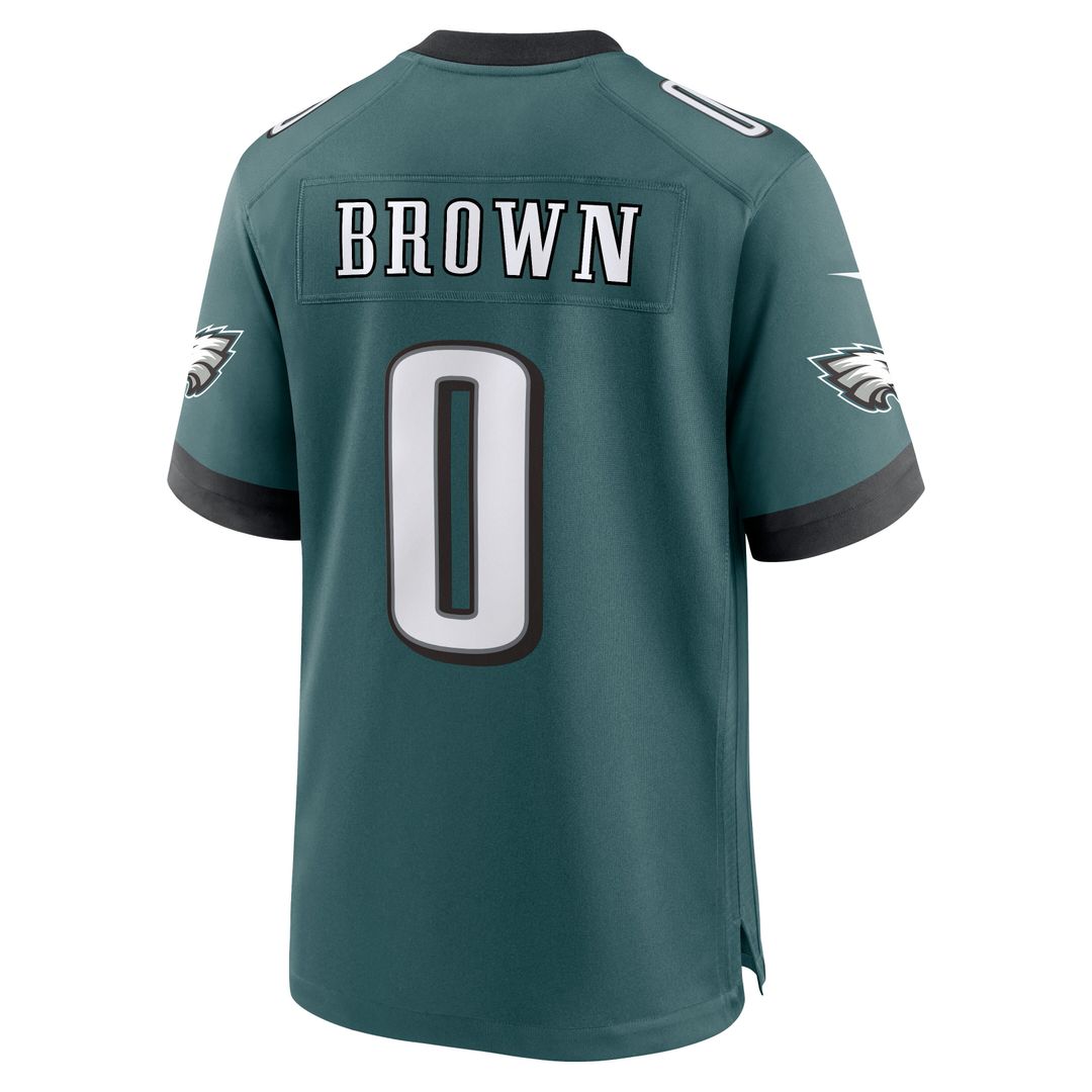 Marquise Brown Philadelphia Eagles Nike Alternate 2 Game Jersey - Kelly Green Official NFL Team Apparel Football Fan Gear