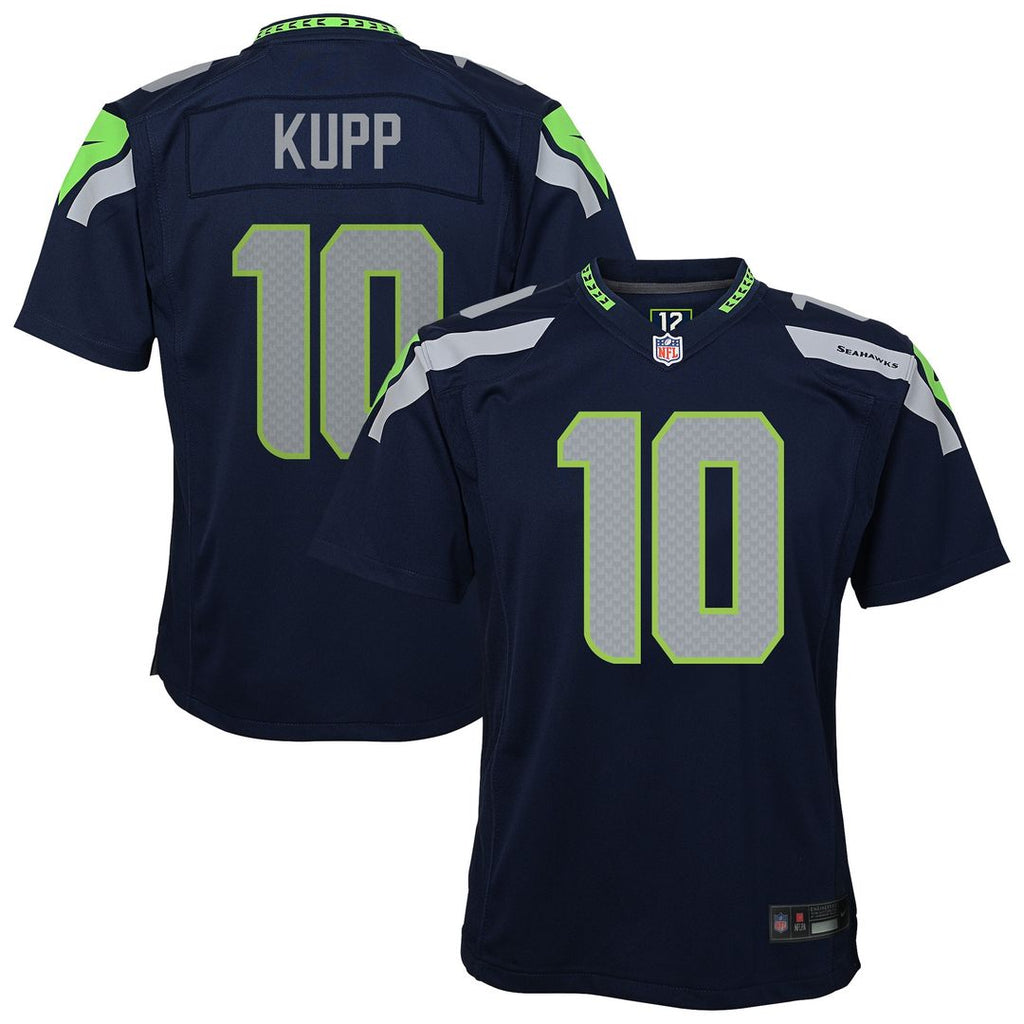 Cooper Kupp Seattle Seahawks Nike Youth Game Jersey - College Navy Official NFL Team Apparel Football Fan Gear