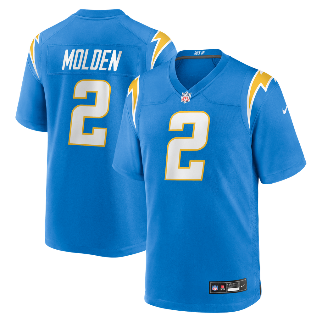 Elijah Molden Los Angeles Chargers Nike Team Game Jersey - Powder Blue Official NFL Team Apparel Football Fan Gear