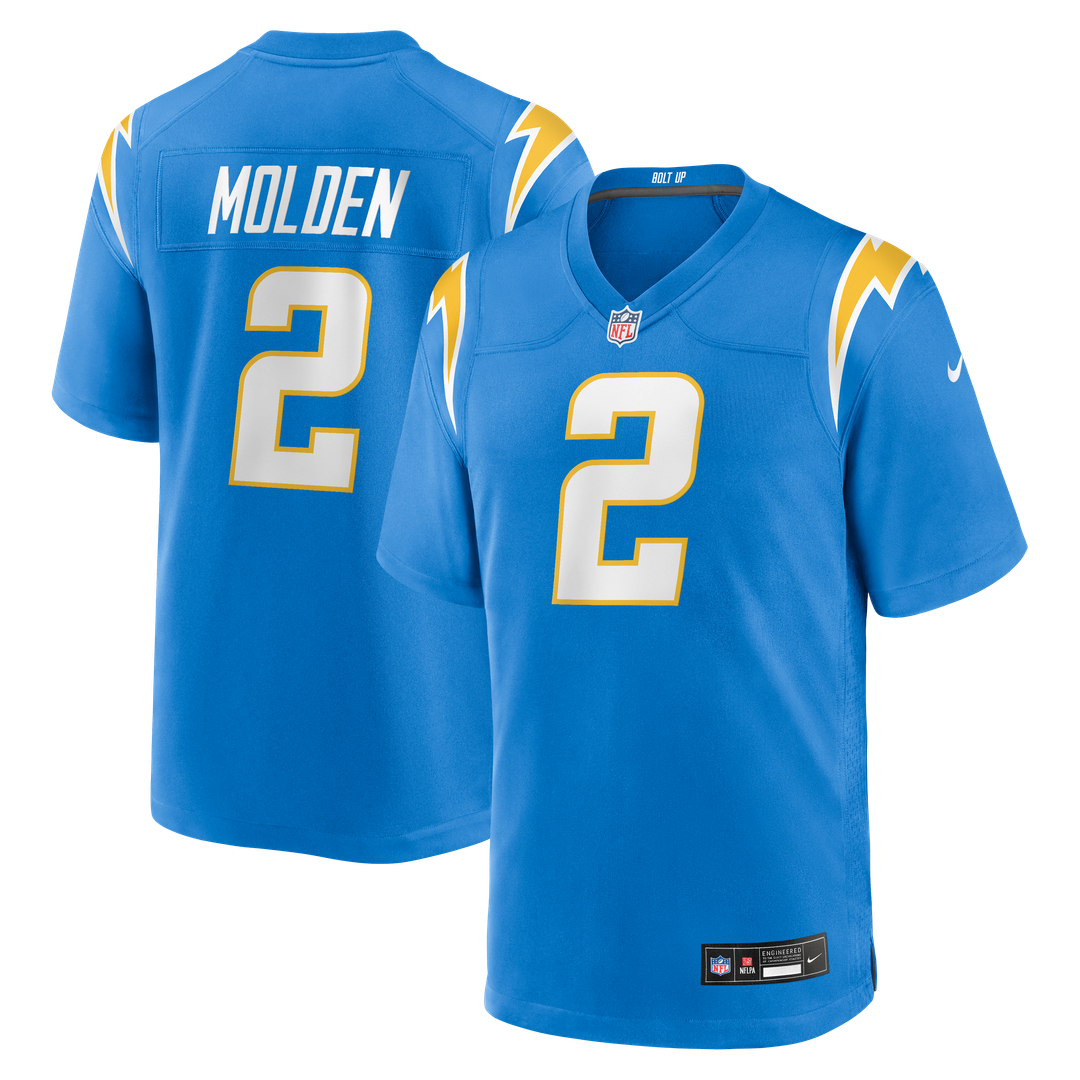 Elijah Molden Los Angeles Chargers Nike Team Game Jersey - Powder Blue Official NFL Team Apparel Football Fan Gear