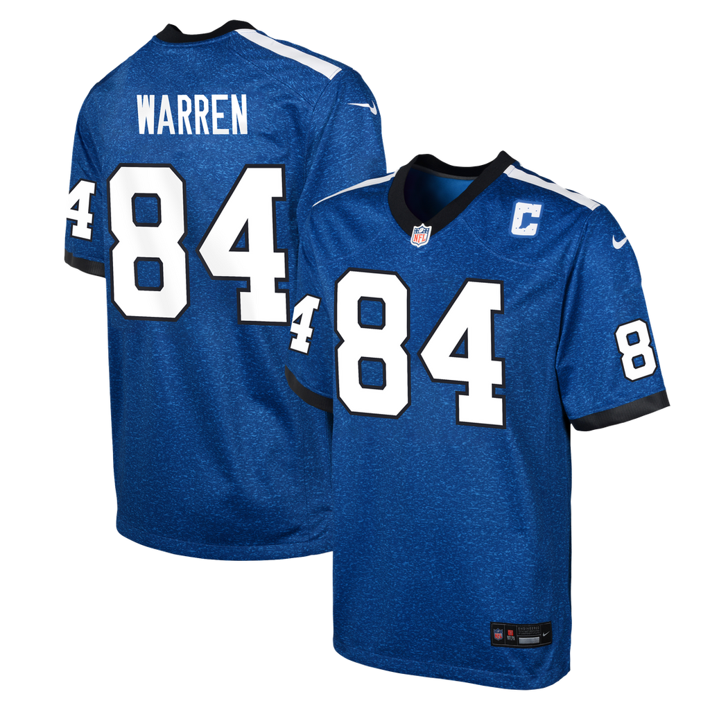 Tyler Warren Indianapolis Colts Nike Youth Alternate 2 Game Jersey - Royal Official NFL Team Apparel Football Fan Gear