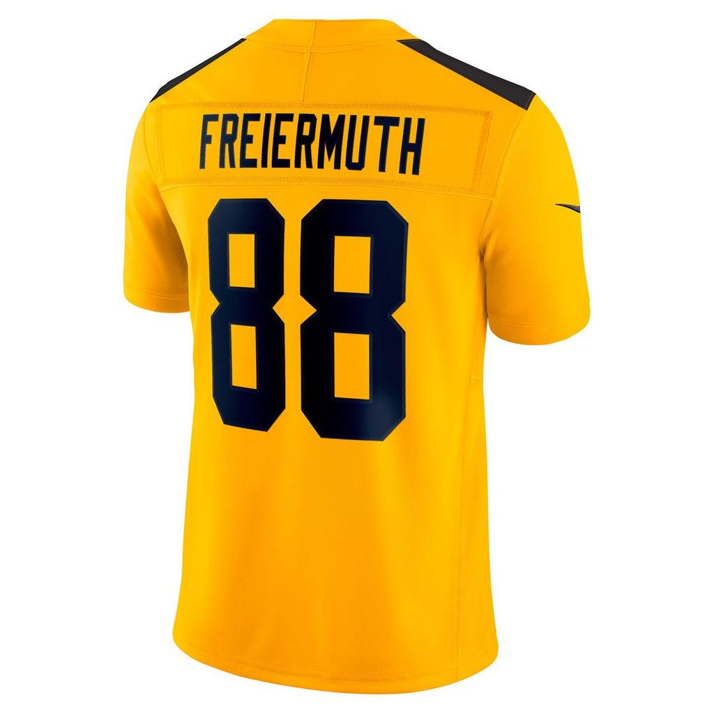 Pat Freiermuth Pittsburgh Steelers Nike Alternate Vapor F.U.S.E. Limited Jersey - Gold Official NFL Team Apparel Football Fan Gear