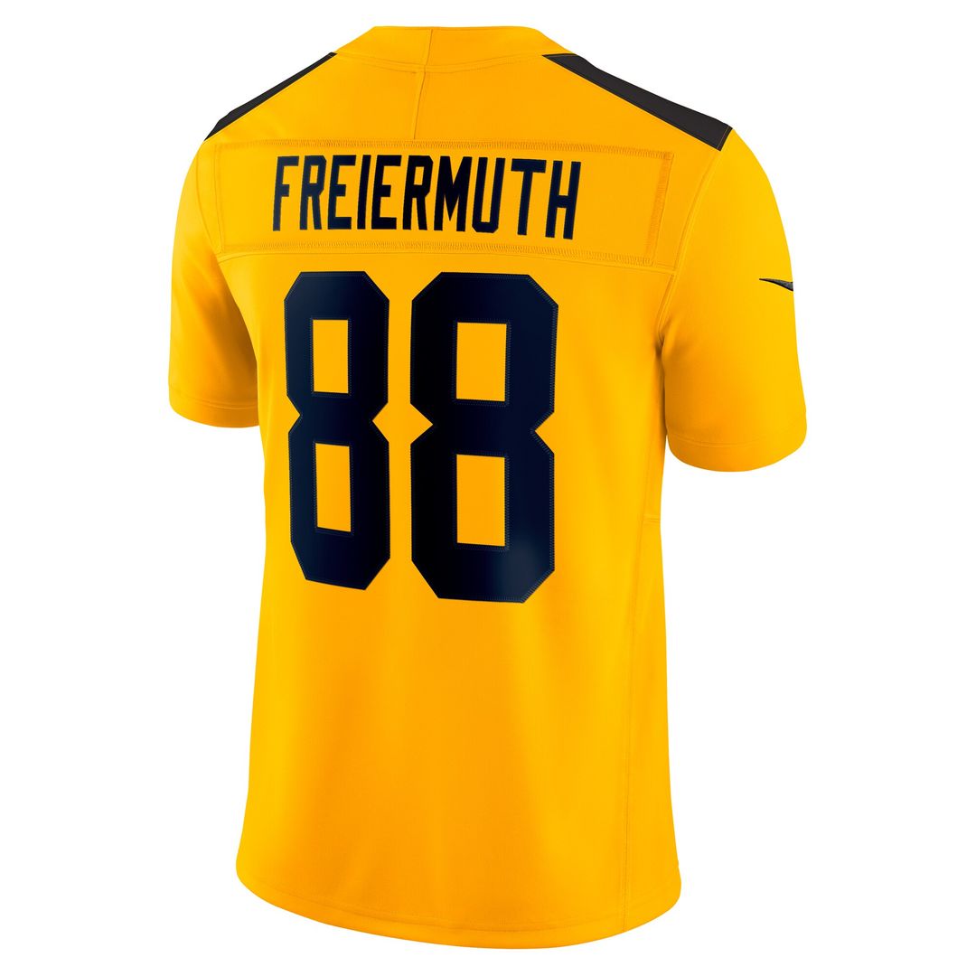 Pat Freiermuth Pittsburgh Steelers Nike Alternate Vapor F.U.S.E. Limited Jersey - Gold Official NFL Team Apparel Football Fan Gear