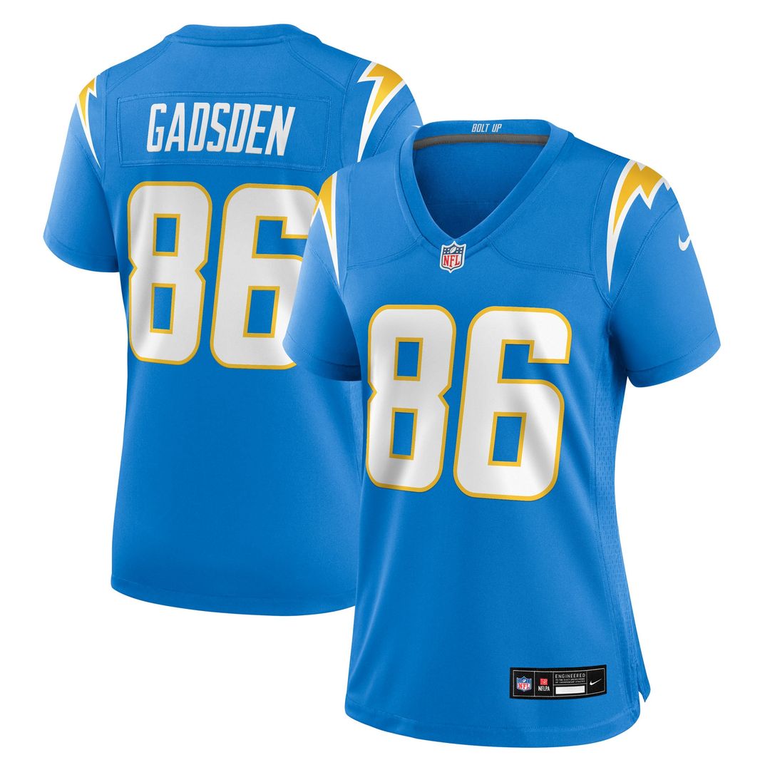 Oronde Gadsden Los Angeles Chargers Nike Women's Team Game Jersey - Powder Blue Official NFL Team Apparel Football Fan Gear