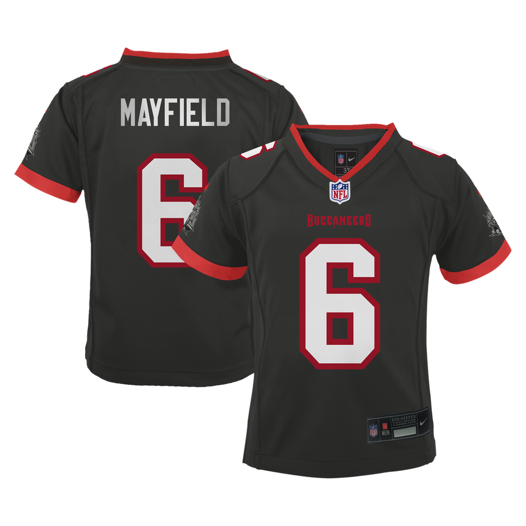 Baker Mayfield Tampa Bay Buccaneers Nike Toddler Alternate Game Jersey - Pewter Official NFL Team Apparel Football Fan Gear