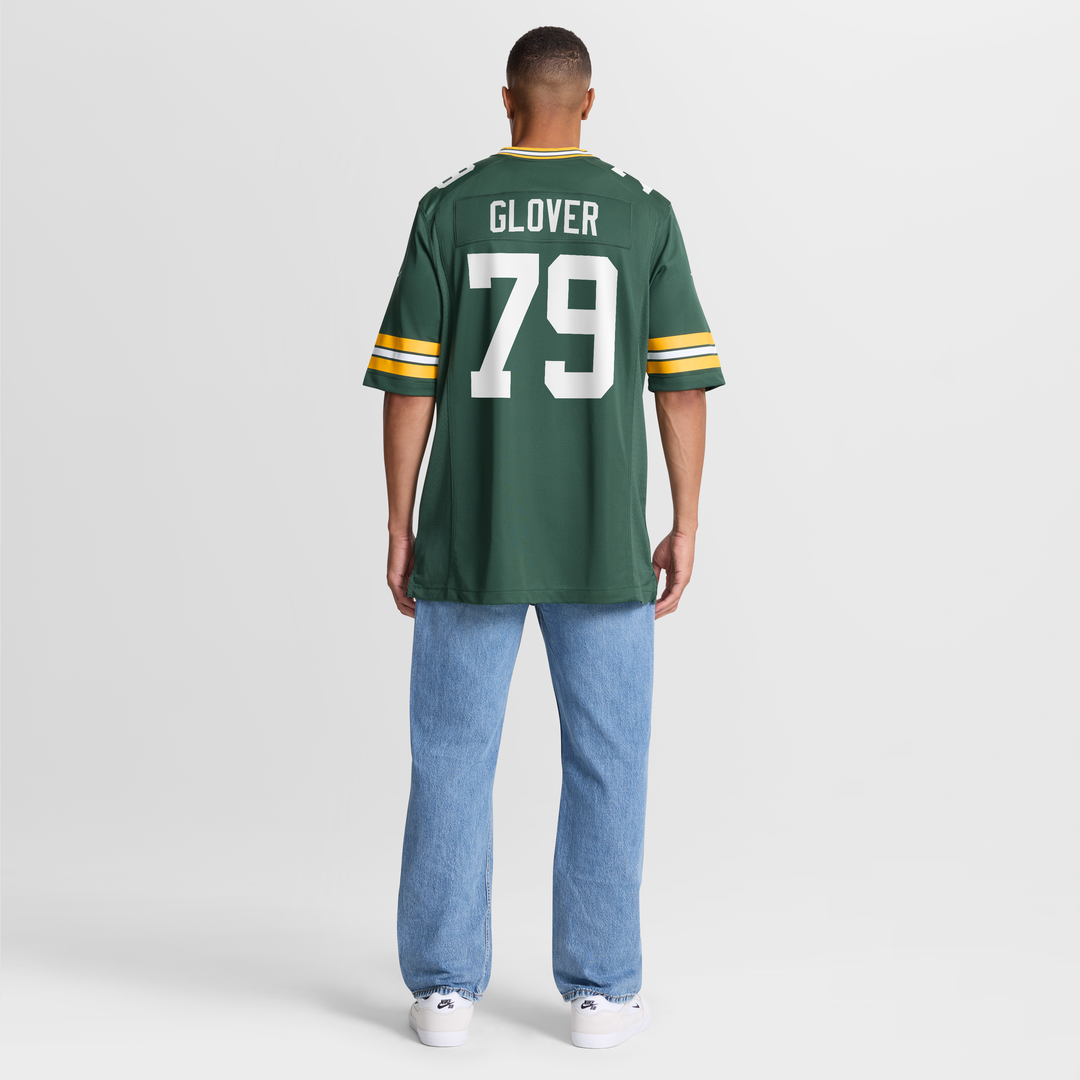 Travis Glover Green Bay Packers Nike Game Jersey - Green Official NFL Team Apparel Football Fan Gear