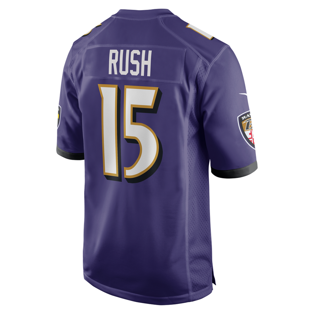 Cooper Rush Baltimore Ravens Nike Team Game Jersey - Purple Official NFL Team Apparel Football Fan Gear