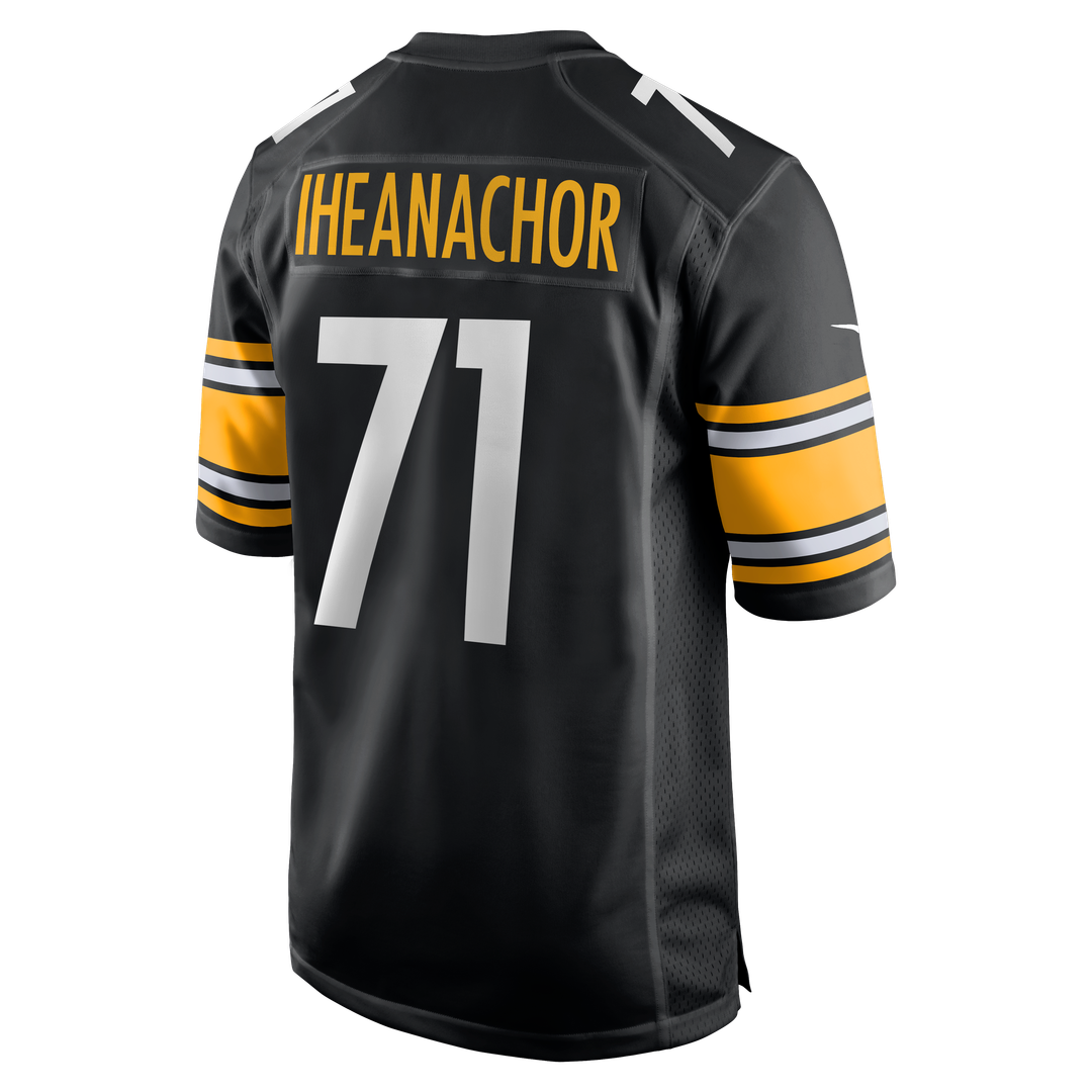 Max Iheanachor Pittsburgh Steelers Nike 2026 NFL Draft First Round Pick No. 21 Team Game Jersey - Black Official NFL Team Apparel Football Fan Gear