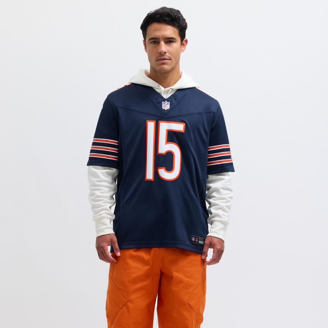 Rome Odunze Chicago Bears Nike Vapor F.U.S.E. Limited Jersey - Navy Official NFL Team Apparel Football Fan Gear