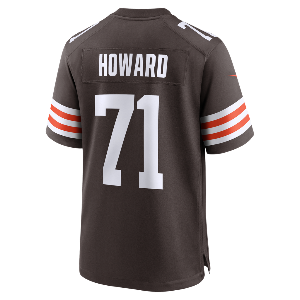 Tytus Howard Cleveland Browns Nike Team Game Jersey - Brown Official NFL Team Apparel Football Fan Gear