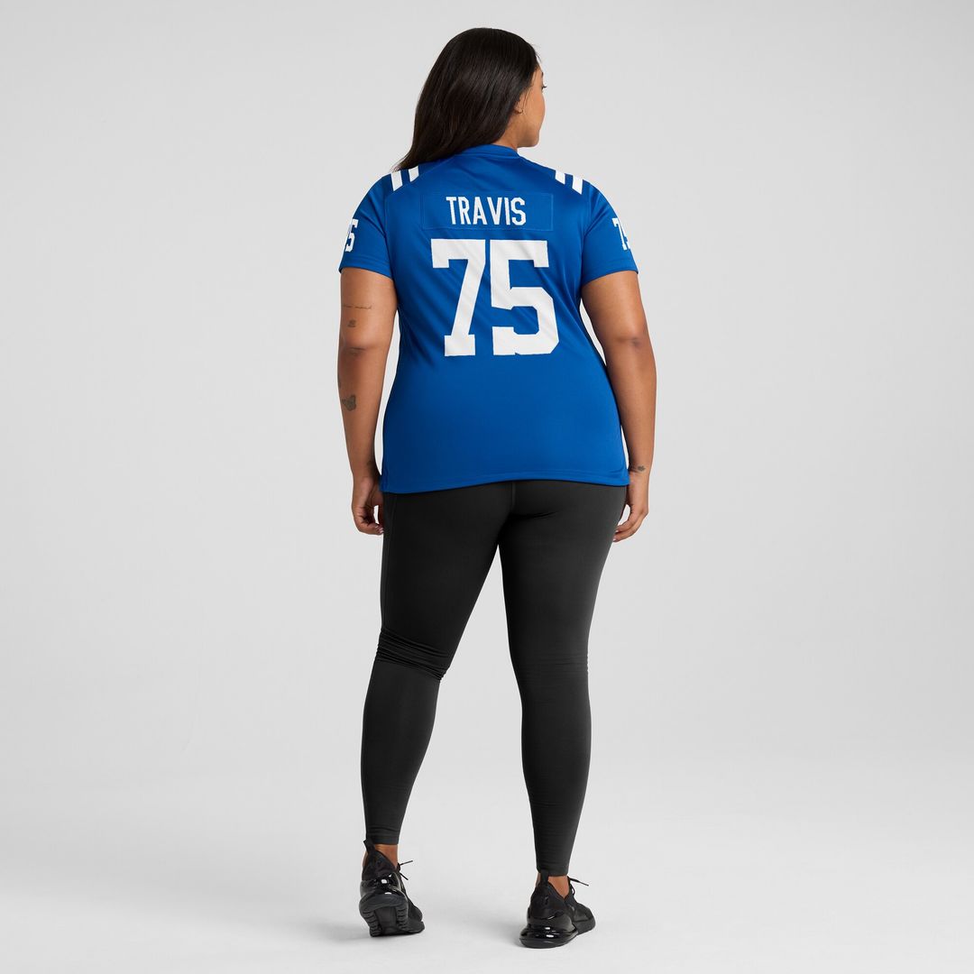 Jalen Travis Indianapolis Colts Nike Women's Team Game Jersey - Royal Official NFL Team Apparel Football Fan Gear