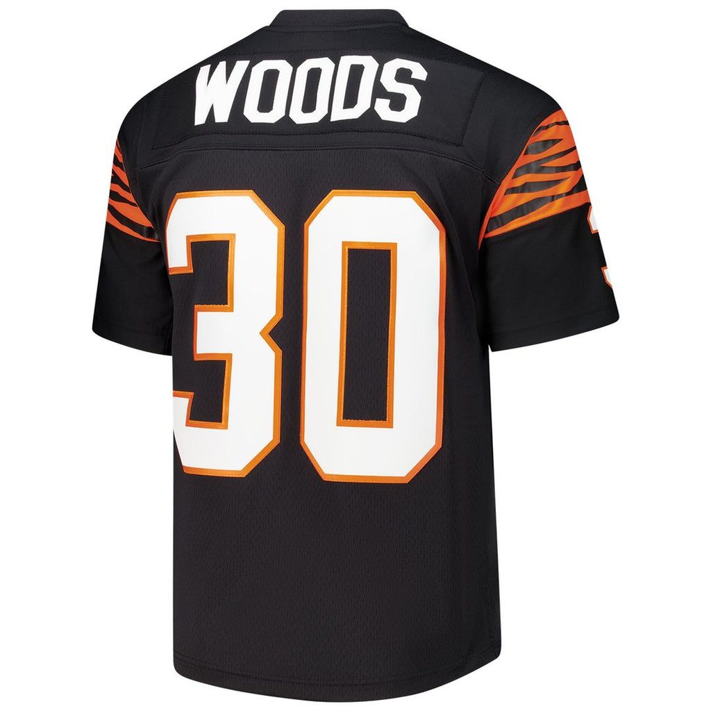 Ickey Woods Cincinnati Bengals Mitchell & Ness 1988 Legacy Replica Jersey - Black Official NFL Team Apparel Football Fan Gear
