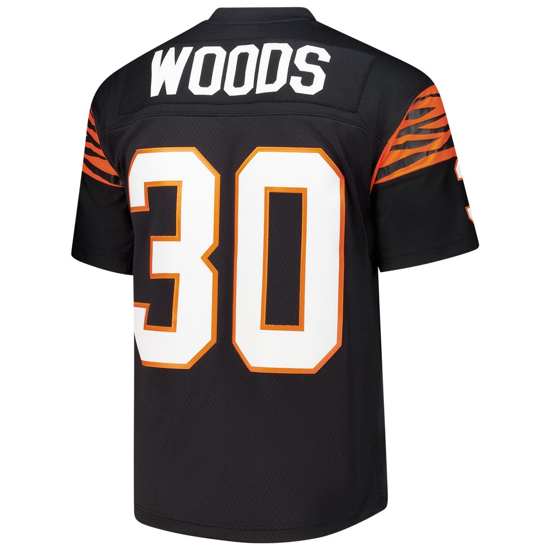Ickey Woods Cincinnati Bengals Mitchell & Ness 1988 Legacy Replica Jersey - Black Official NFL Team Apparel Football Fan Gear