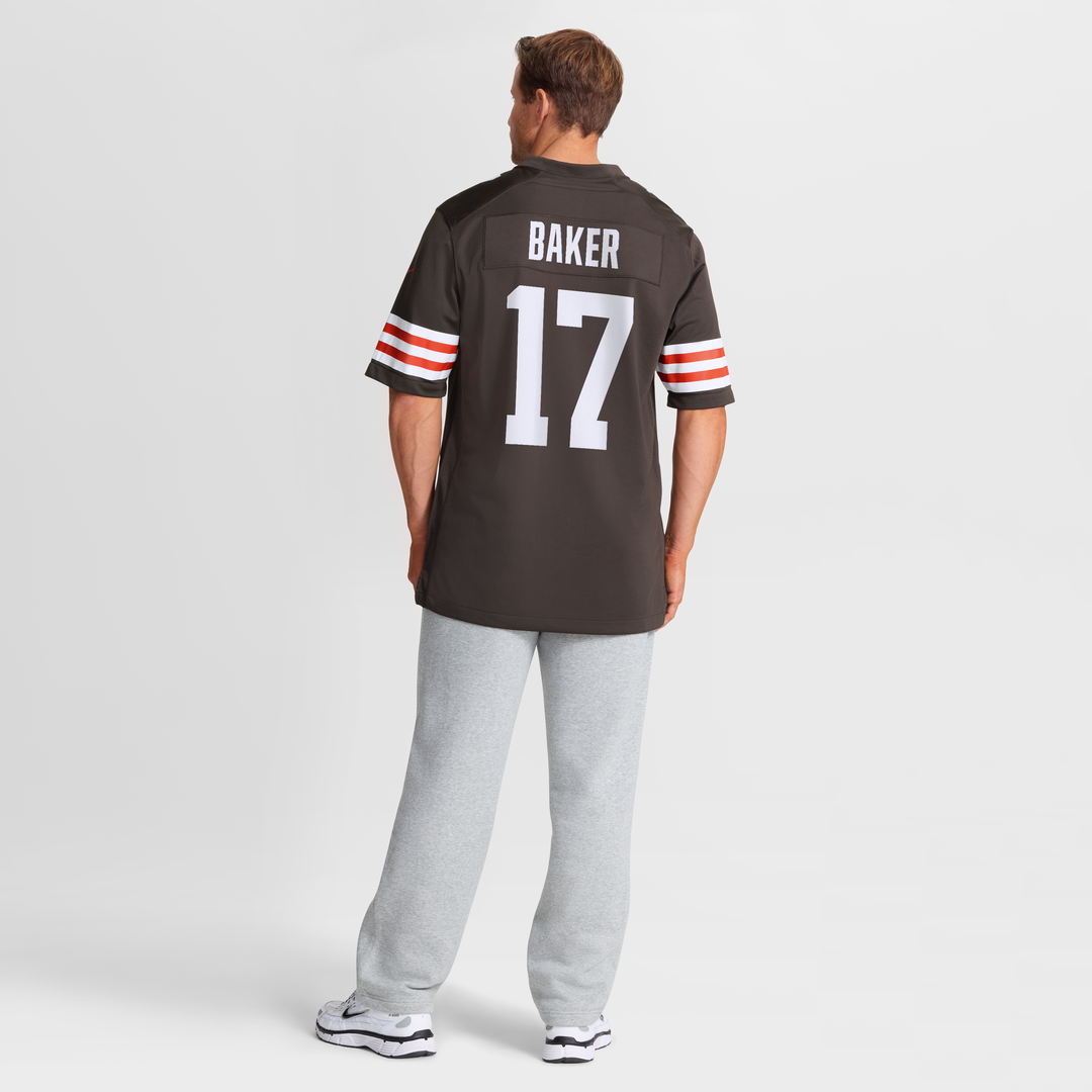 Jerome Baker Cleveland Browns Nike Team Game Jersey - Brown Official NFL Team Apparel Football Fan Gear