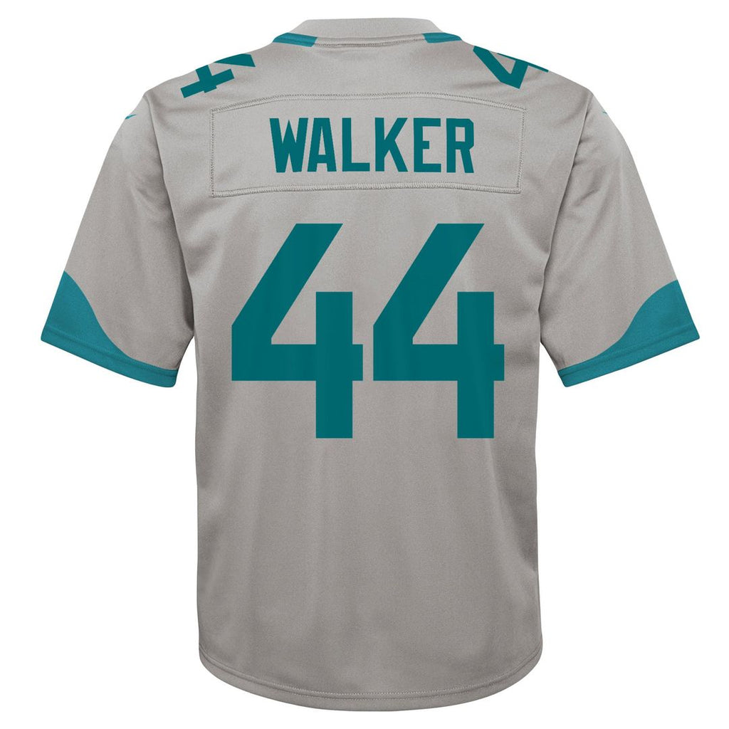 Travon Walker Jacksonville Jaguars Nike Youth Inverted Game Jersey - Silver Official NFL Team Apparel Football Fan Gear
