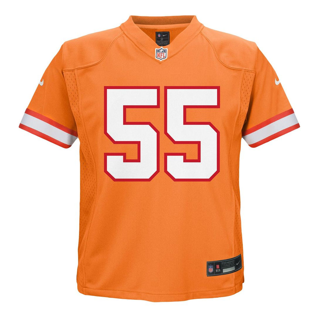 Derrick Brooks Tampa Bay Buccaneers Nike Toddler Retired Player Game Jersey - Orange Official NFL Team Apparel Football Fan Gear