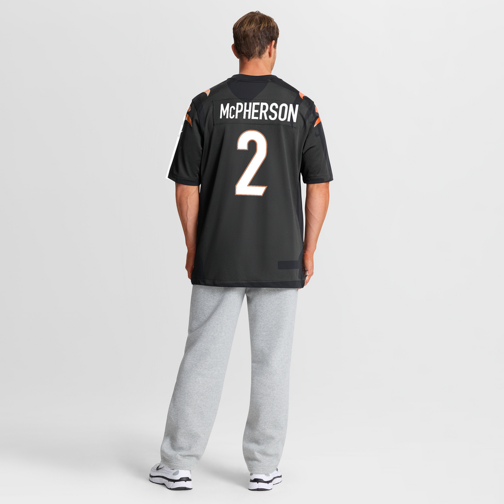 Evan McPherson Cincinnati Bengals Nike Game Jersey - Black Official NFL Team Apparel Football Fan Gear