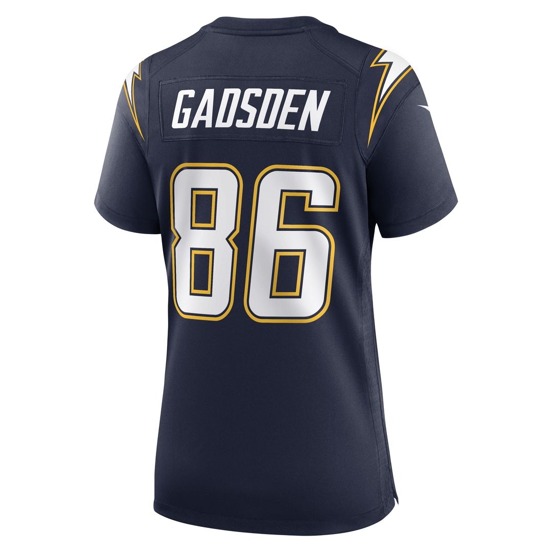 Oronde Gadsden Los Angeles Chargers Nike Women's Alternate Charger Power Game Jersey - Gold Official NFL Team Apparel Football Fan Gear