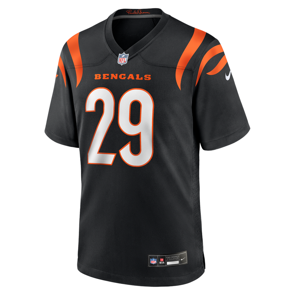 Kyle Dugger Cincinnati Bengals Nike Team Game Jersey - Black Official NFL Team Apparel Football Fan Gear