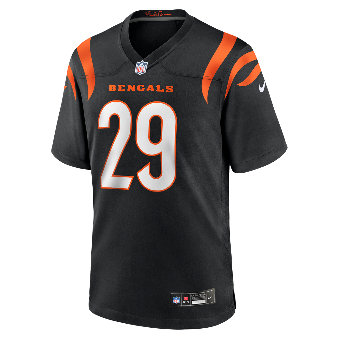 Kyle Dugger Cincinnati Bengals Nike Team Game Jersey - Black Official NFL Team Apparel Football Fan Gear