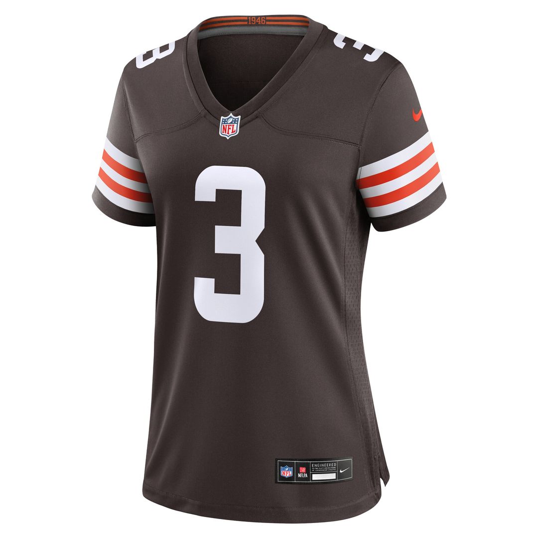 Jerry Jeudy Cleveland Browns Nike Women's Game Jersey - Brown Official NFL Team Apparel Football Fan Gear