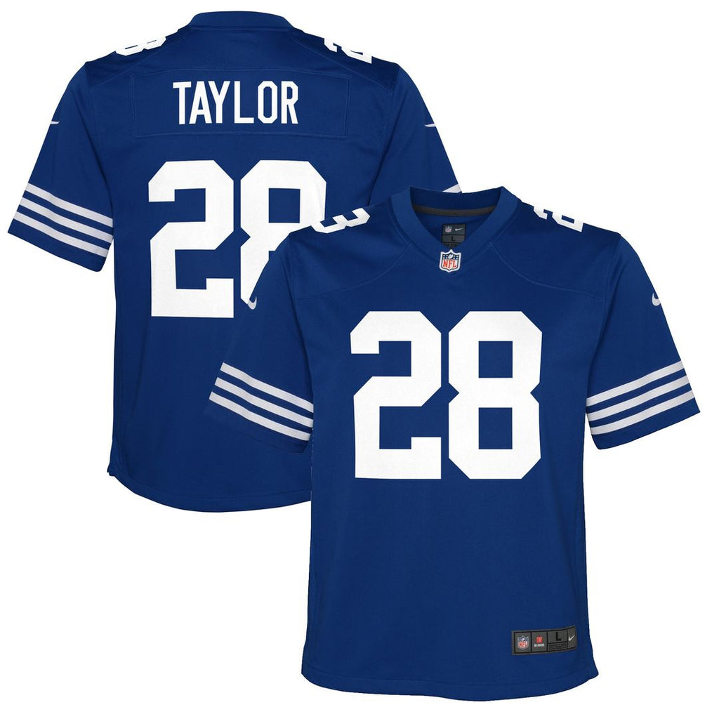 Jonathan Taylor Indianapolis Colts Nike Youth Game Jersey - Royal Official NFL Team Apparel Football Fan Gear