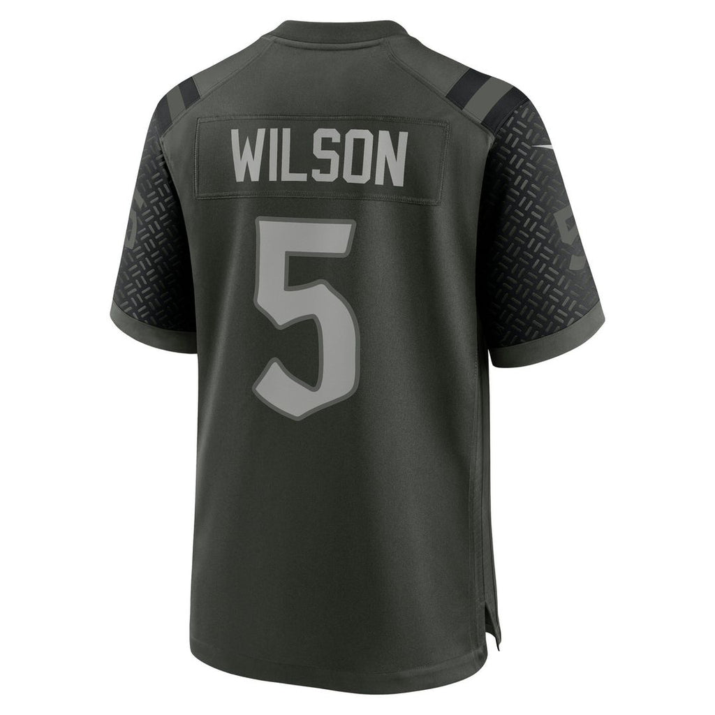 Garrett Wilson New York Jets Nike 2025 Rivalries Collection Game Jersey - Gotham Green Official NFL Team Apparel Football Fan Gear