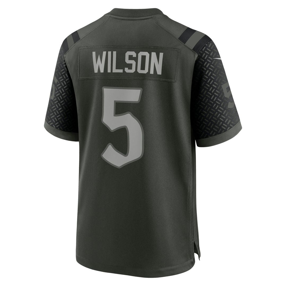 Garrett Wilson New York Jets Nike 2025 Rivalries Collection Game Jersey - Gotham Green Official NFL Team Apparel Football Fan Gear
