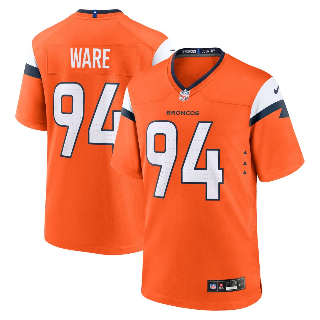 DeMarcus Ware Denver Broncos Nike Team Retired Game Jersey - Orange Official NFL Team Apparel Football Fan Gear
