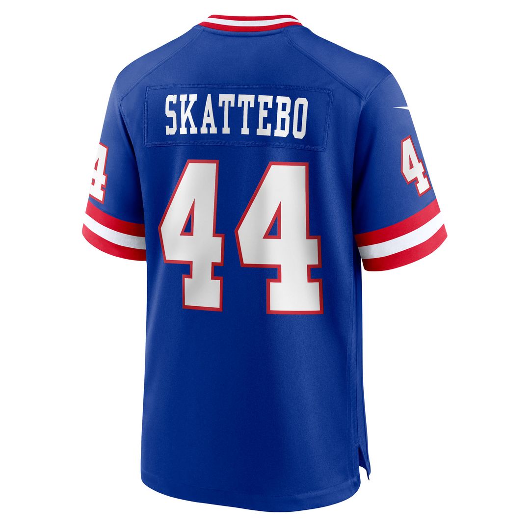 Cam Skattebo New York Giants Nike Alternate 2 Legacy Game Jersey - Royal Official NFL Team Apparel Football Fan Gear