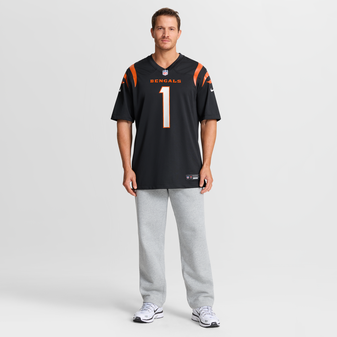 Number 1 Dad Cincinnati Bengals Nike Game Jersey - Black Official NFL Team Apparel Football Fan Gear