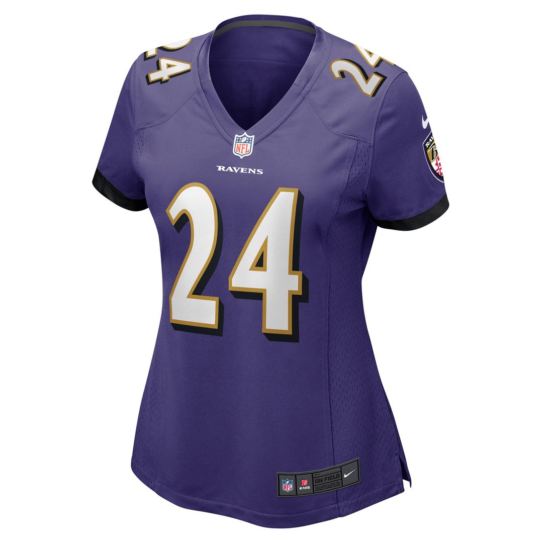 Malaki Starks Baltimore Ravens Nike Women's Team Game Jersey - Purple Official NFL Team Apparel Football Fan Gear
