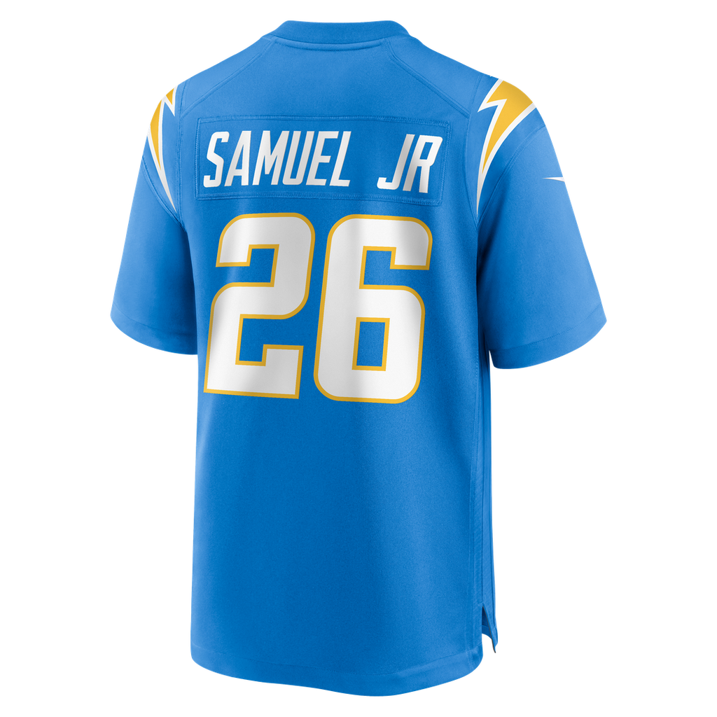 Asante Samuel Jr. Los Angeles Chargers Nike Game Player Jersey - Powder Blue Official NFL Team Apparel Football Fan Gear
