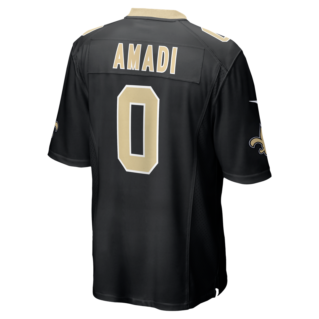 Ugo Amadi New Orleans Saints Nike Team Game Jersey - Black Official NFL Team Apparel Football Fan Gear