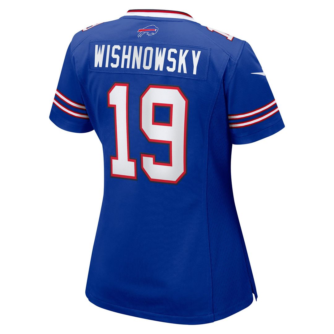 Mitch Wishnowsky Buffalo Bills Nike Women's Team Game Jersey - Royal Official NFL Team Apparel Football Fan Gear