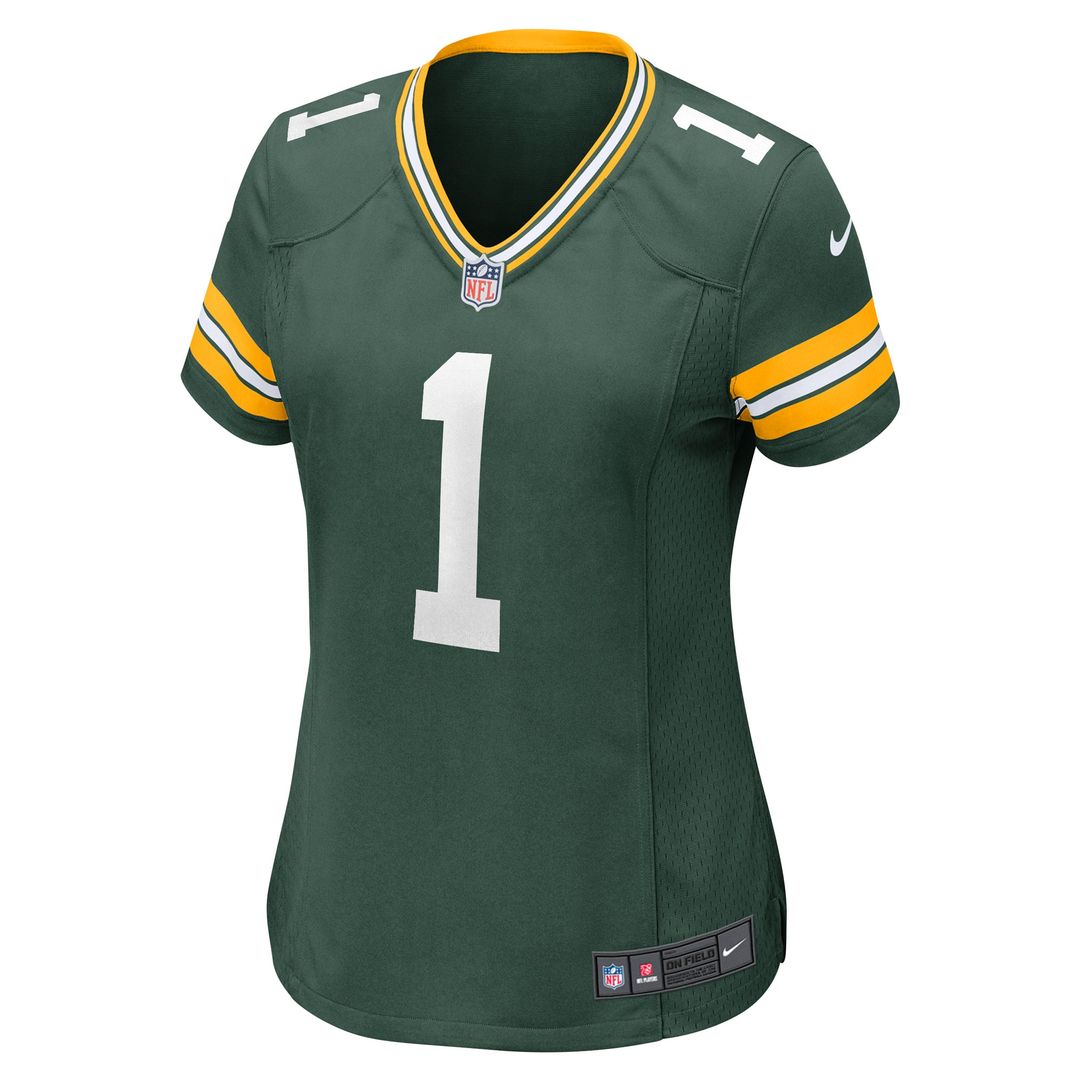 Number 1 Bride Green Bay Packers Nike Women's Game Jersey - Green Official NFL Team Apparel Football Fan Gear