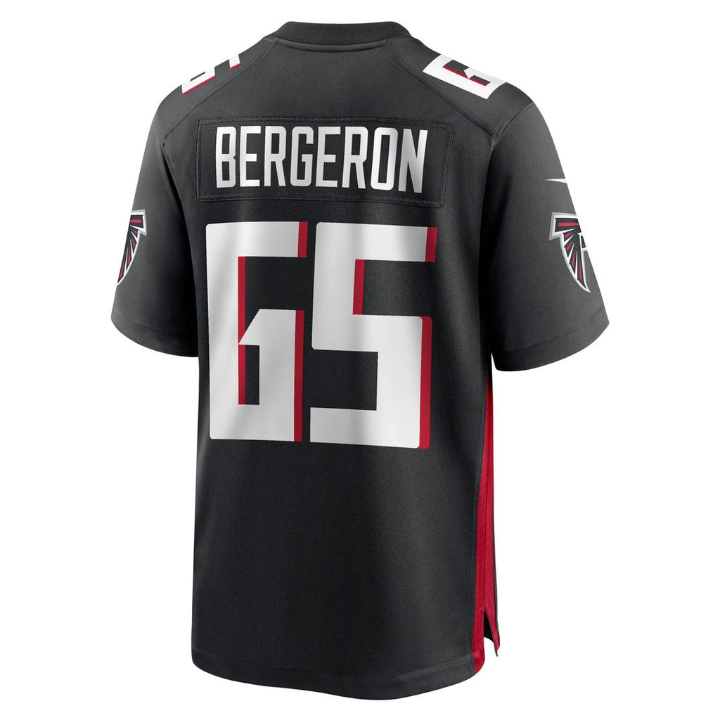 Matthew Bergeron Atlanta Falcons Nike Team Game Jersey - Black Official NFL Team Apparel Football Fan Gear