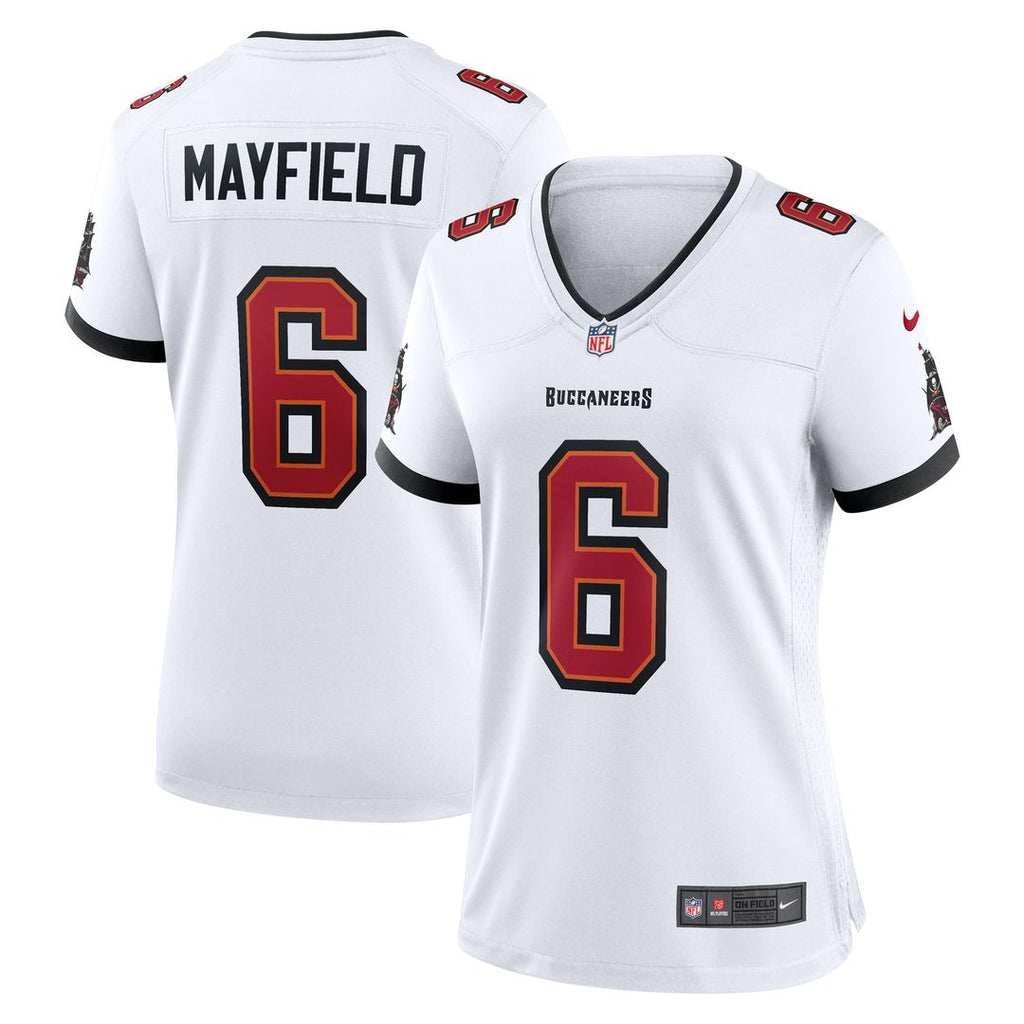 Baker Mayfield Tampa Bay Buccaneers Nike Women's Away Game Jersey - White Official NFL Team Apparel Football Fan Gear