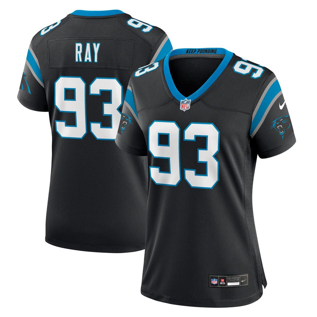 LaBryan Ray Carolina Panthers Nike Women's Team Game Jersey - Black Official NFL Team Apparel Football Fan Gear