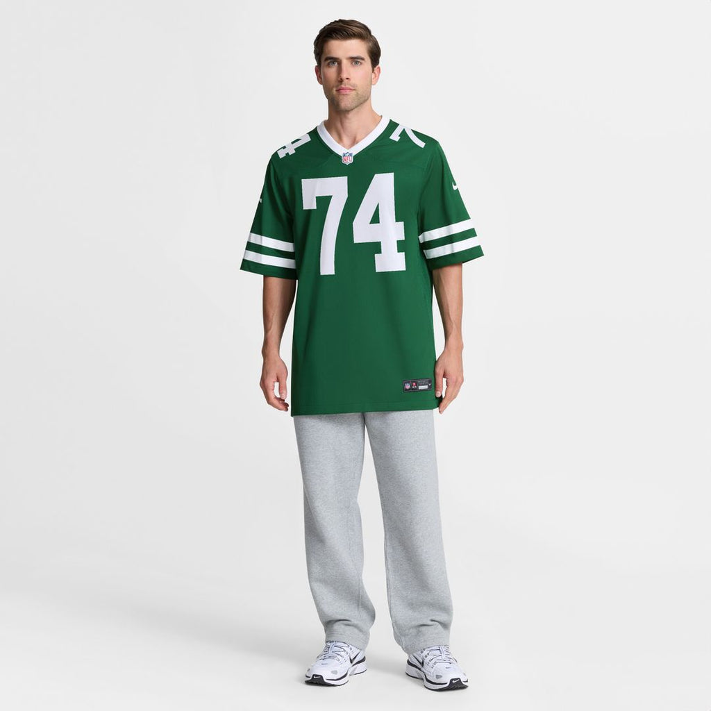 Olu Fashanu New York Jets Nike Player Game Jersey - Gotham Green Official NFL Team Apparel Football Fan Gear