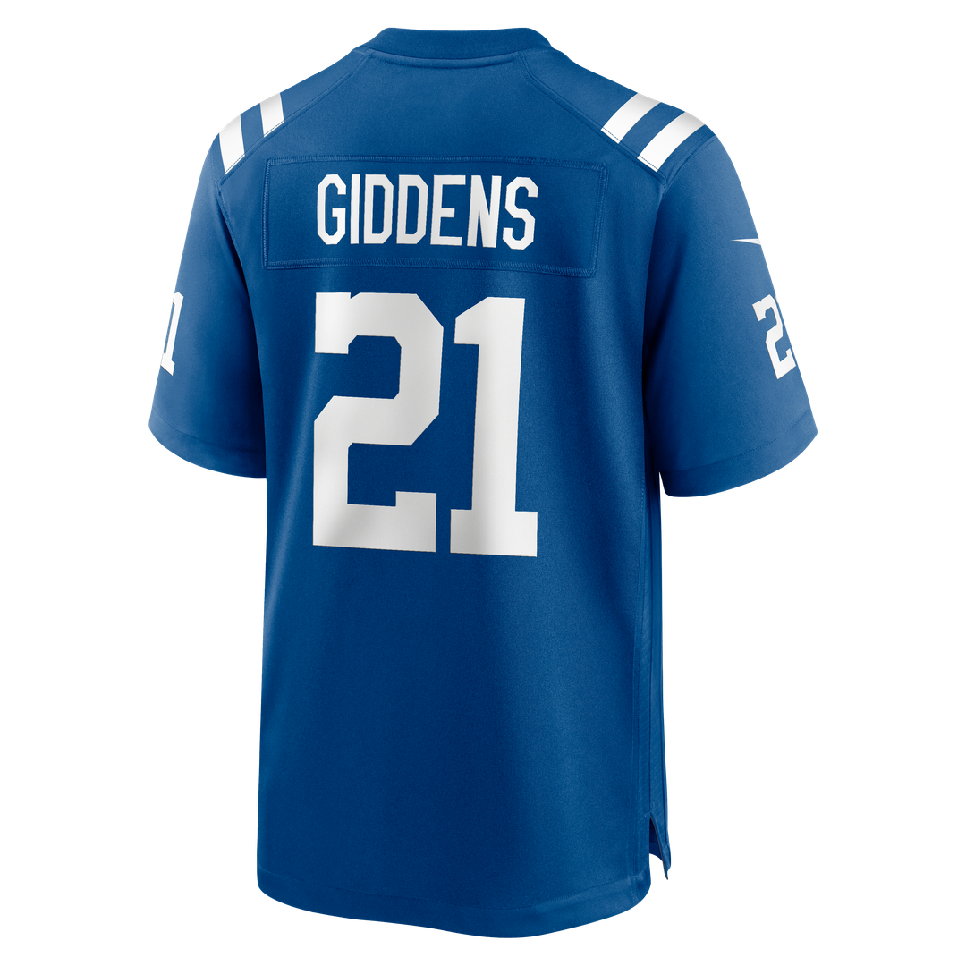 DJ Giddens Indianapolis Colts Nike Team Game Jersey - Royal Official NFL Team Apparel Football Fan Gear